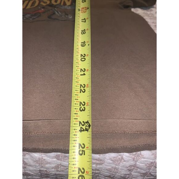 Men's Large 1991 Harley Davidson 3D Emblem Fort Worth Texas T Shirt Vintage - Picture 8 of 8